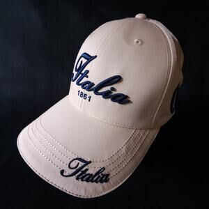New Italia Souvenir Hat Strap Back Embroidered 1861 Italy Flag Mens Baseball Cap